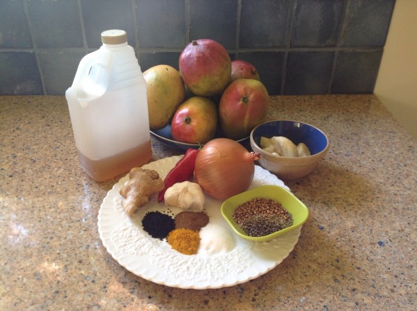 Ingredients for Mango Chutney